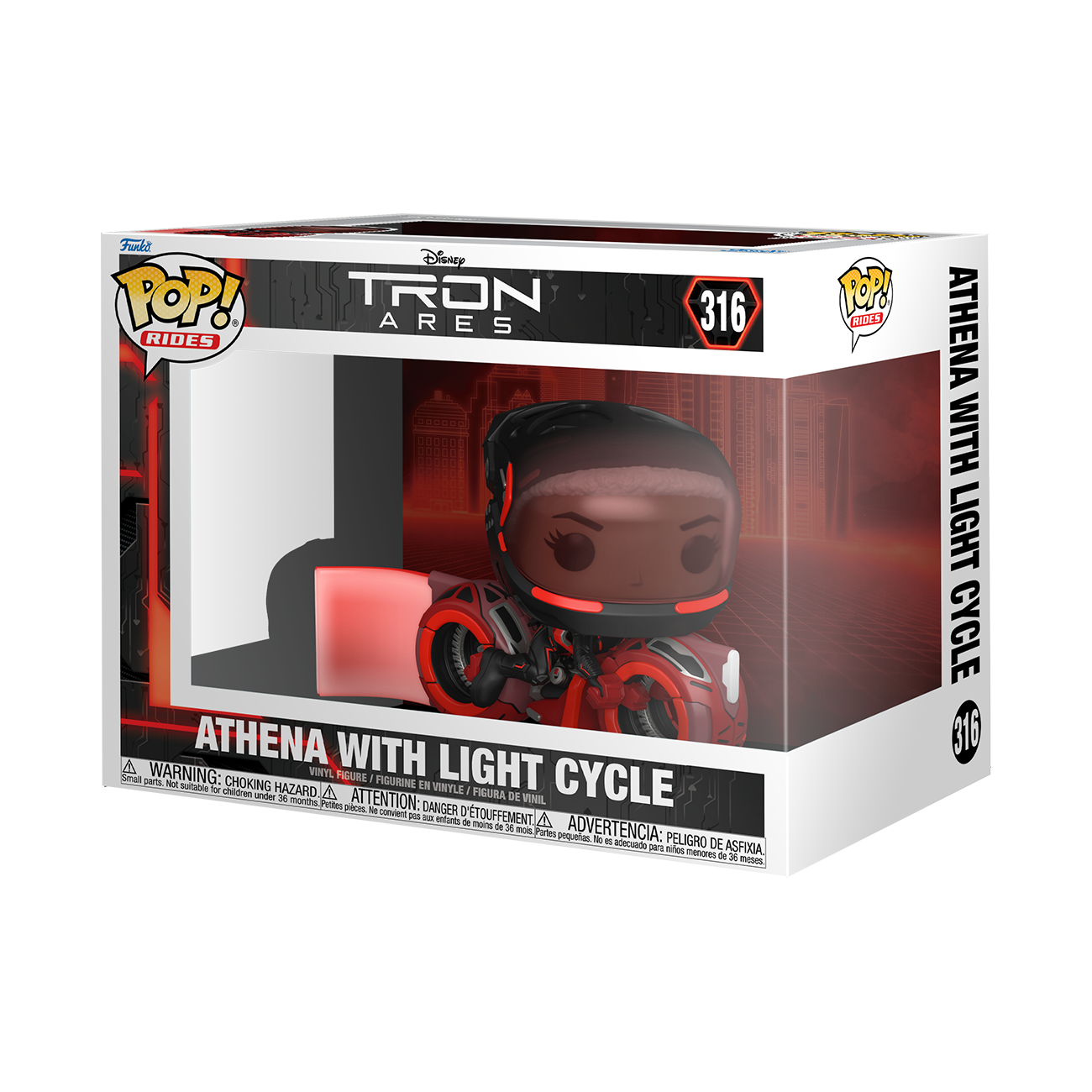 POP! Rides: Athena with Light Cycle - Tron: Ares
