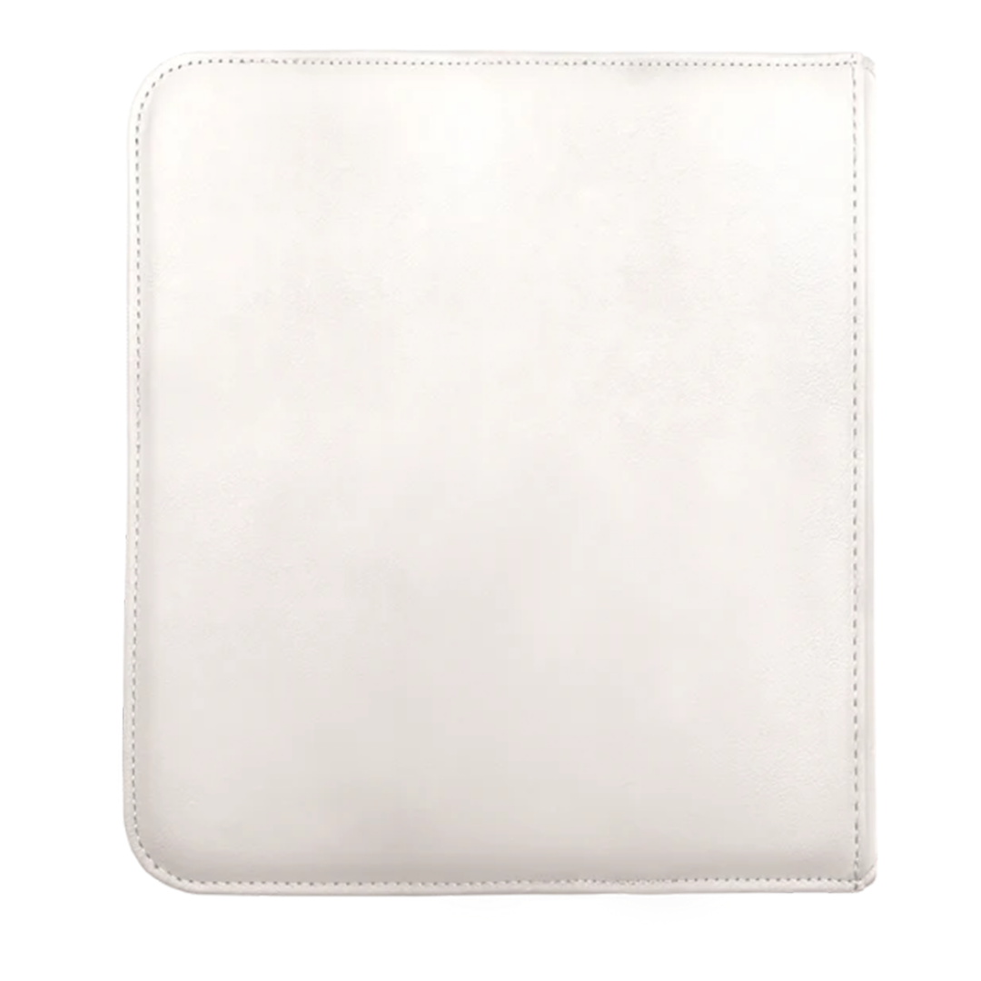 Ultra Pro | Vivid - White | 12-Pocket Zippered PRO-Binder