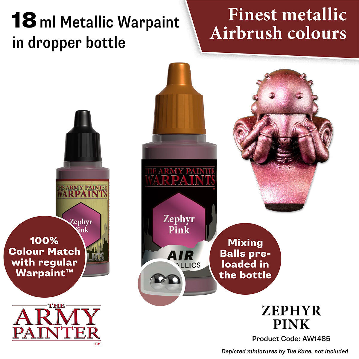 The Army Painter - Zephyr Pink - Warpaints Air Metallics