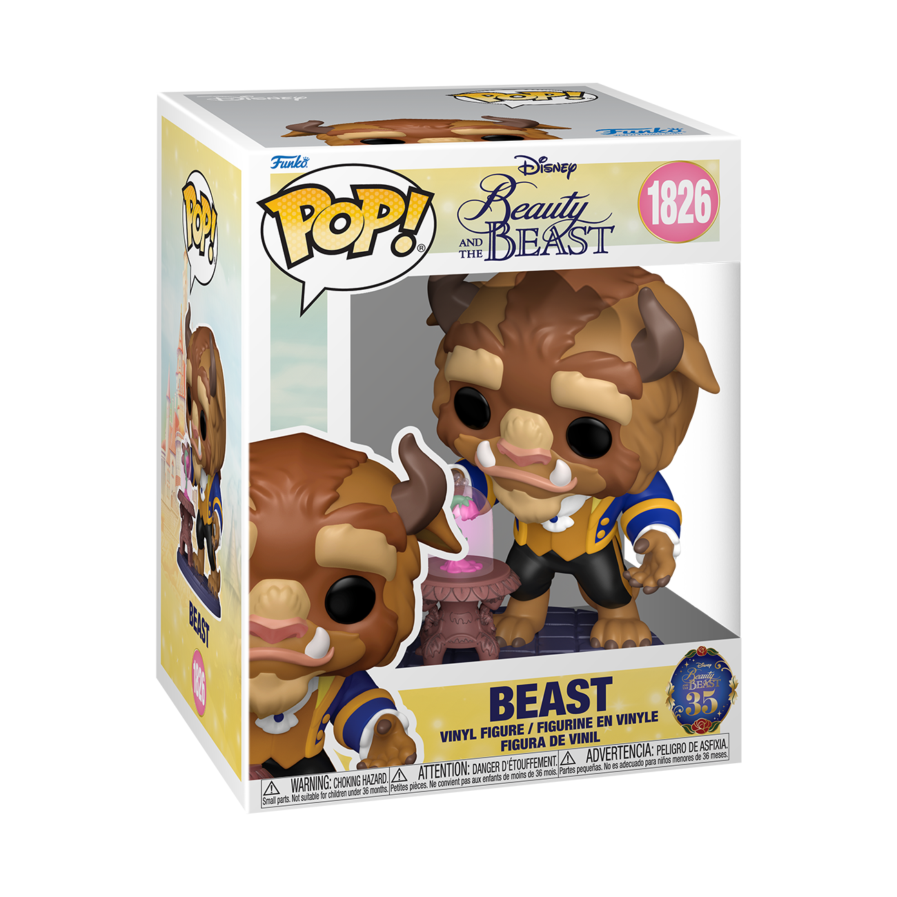 Pop! Premium | Beast with Enchanted Rose | Beauty and the Beast