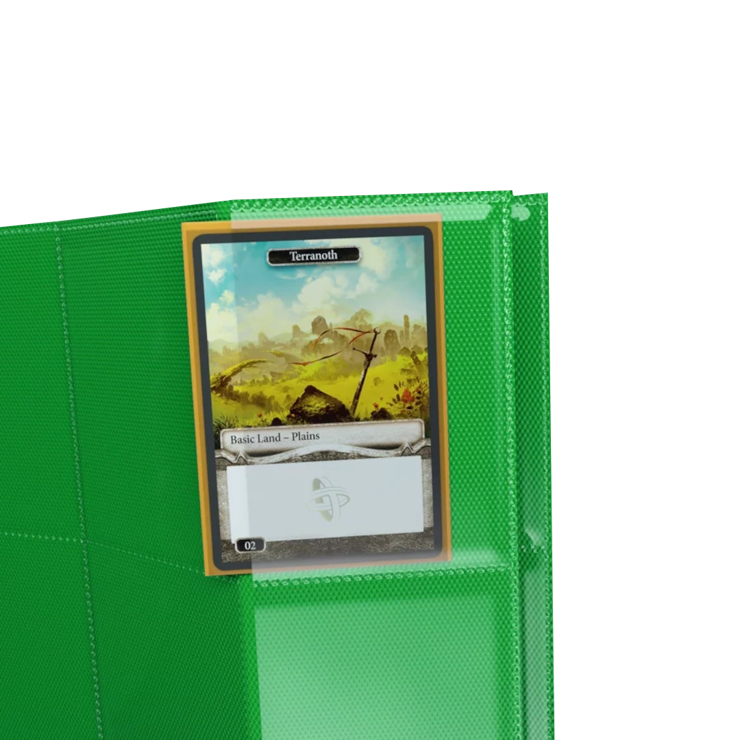 Gamegenic - Sideloading 18-pocket Pages Display Green -50