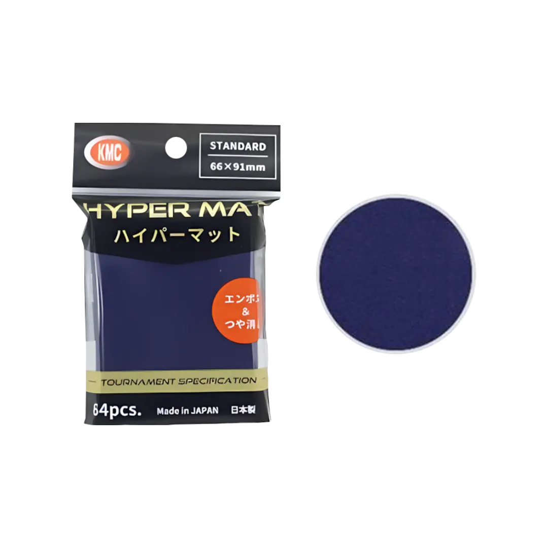 KMC | Standard Sleeves | Hyper Mat Blau (64)