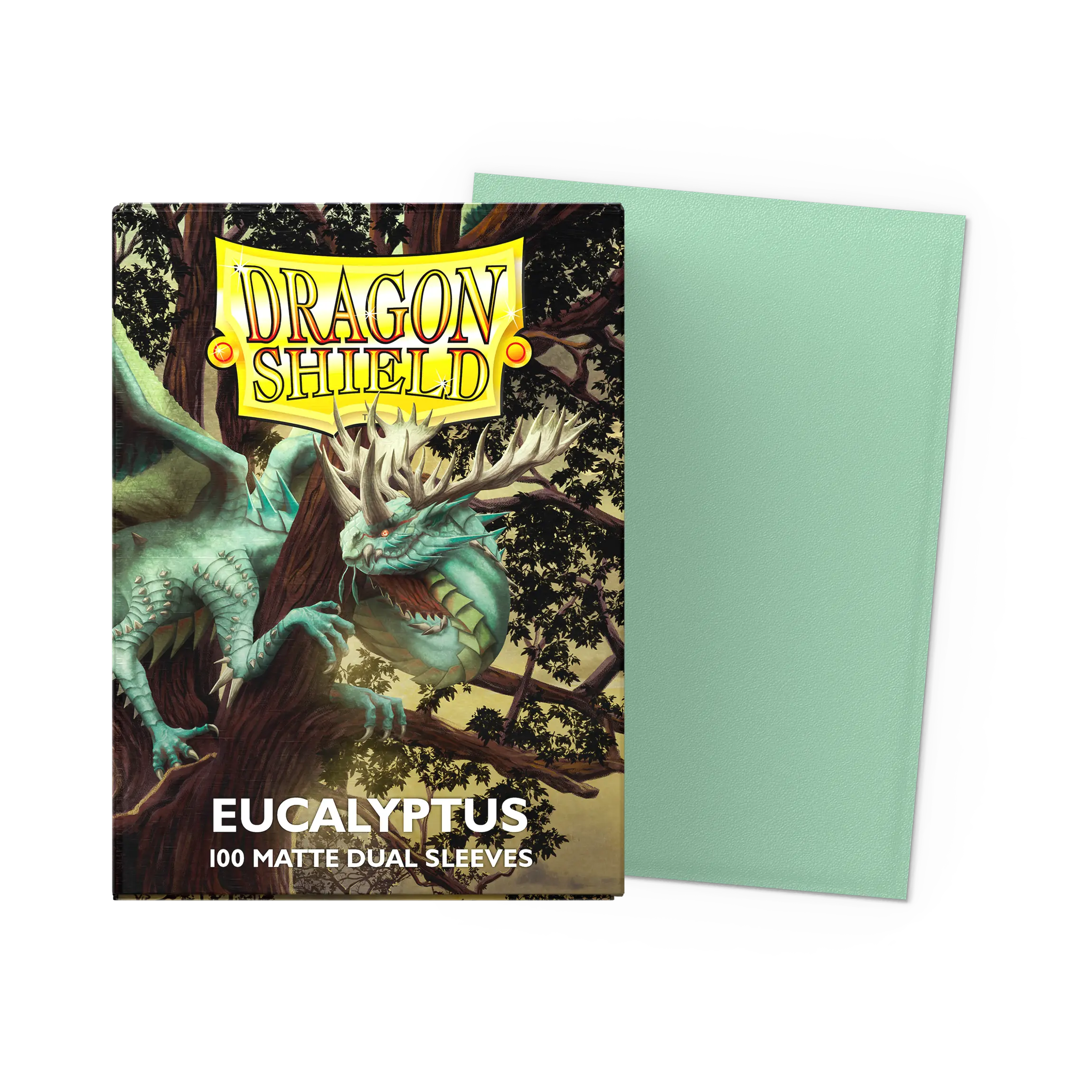 Dragon Shield: Eucalyptus - Matte Dual Sleeves - Japanese Size