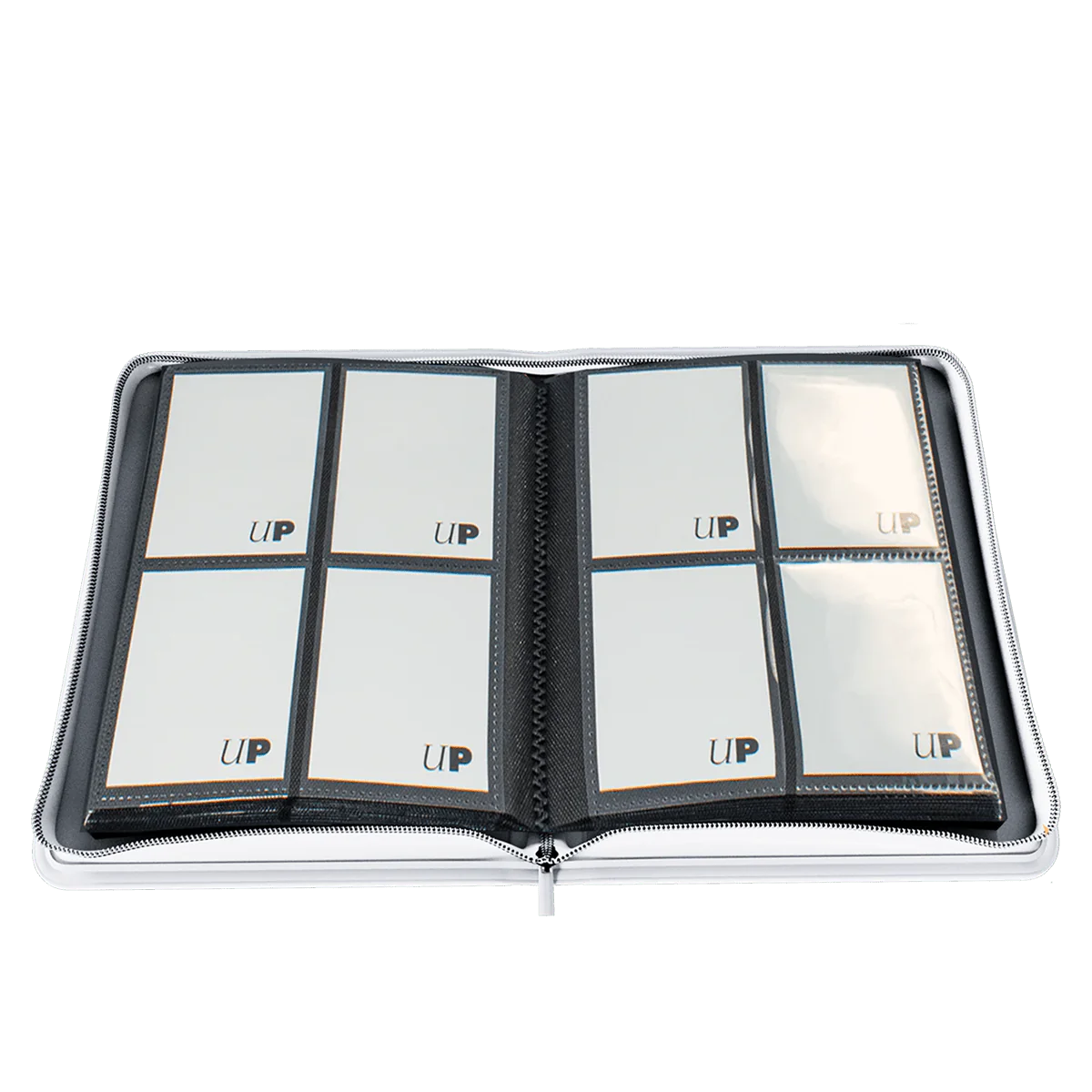 Ultra Pro | Vivid - White | 4-Pocket Zippered PRO-Binder