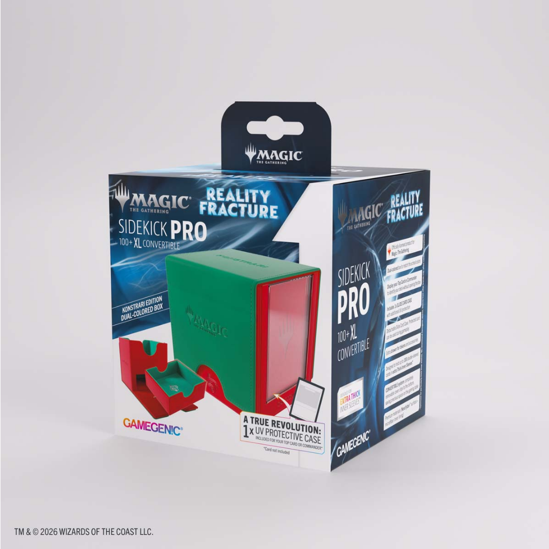 Gamegenic | MTG: Reality Fracture - Konstrari | Sidekick Pro Convertible Deckbox 100+ XL