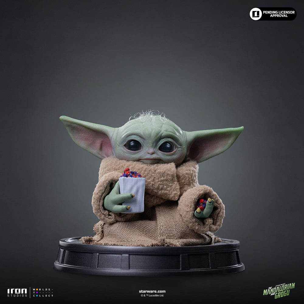 Iron Studios | Grogu Popcorn Time | Mandalorian and Grogu Movie Legacy Replica 1/4