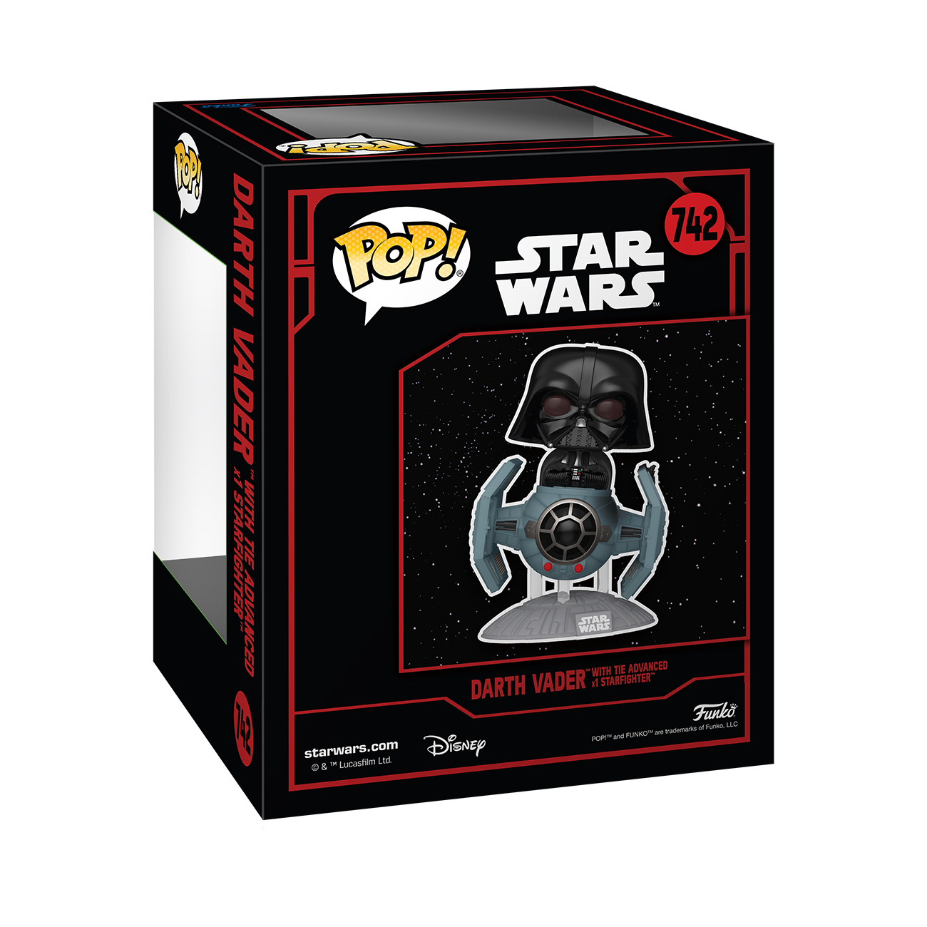 POP Rides DLX: Darth Vader with TIE Advanced X1 Starfighter - Star Wars