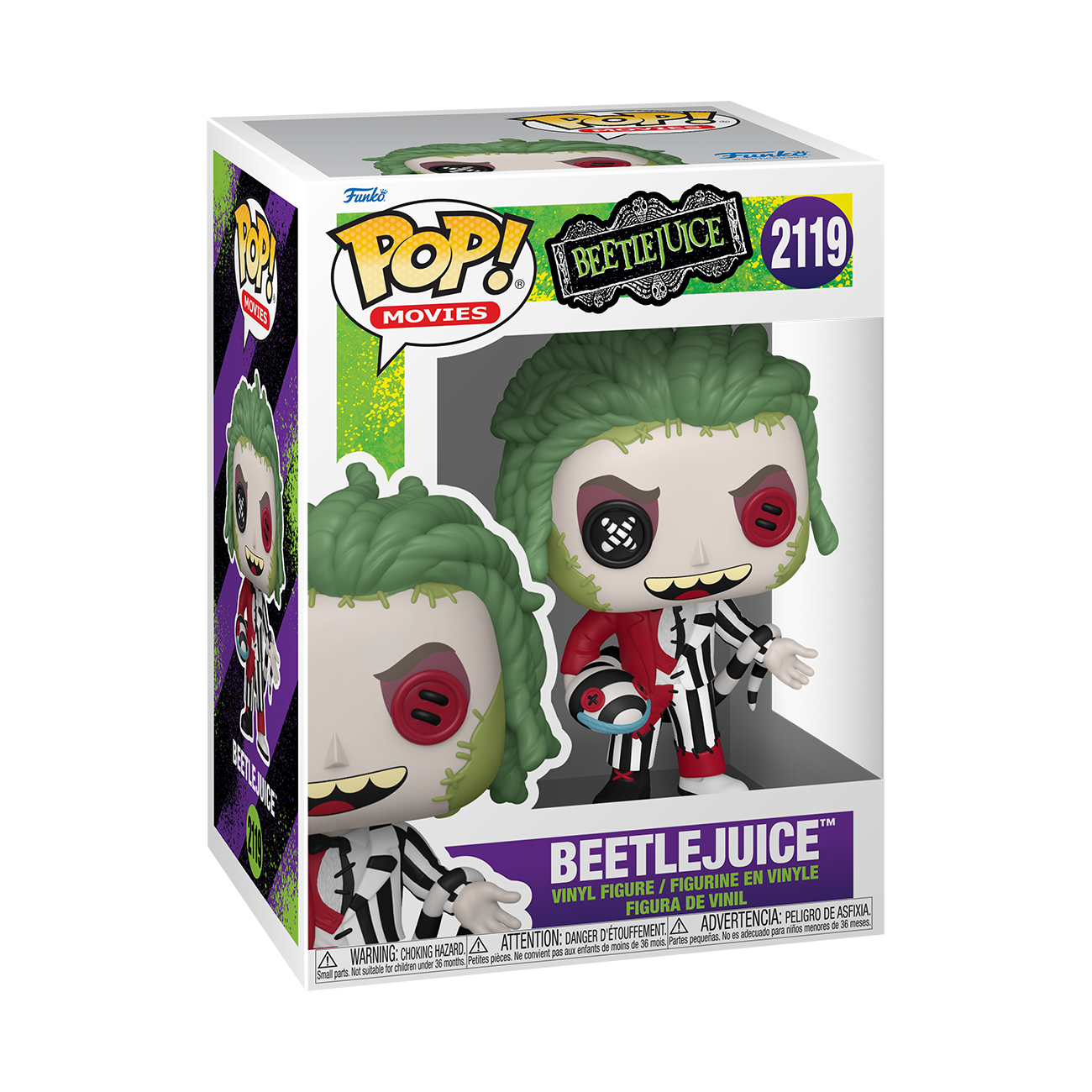 Pop! Vinyl | Beetlejuice (Patchwork) | Beetlejuice