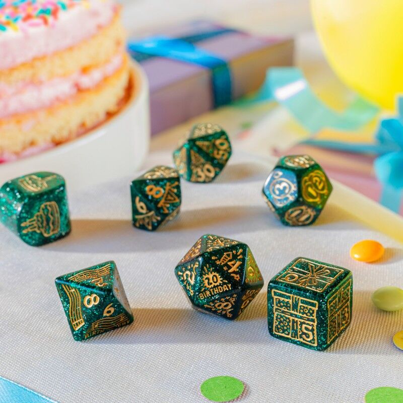 Q Workshop | Balloons | Happy Birthday Dice Set