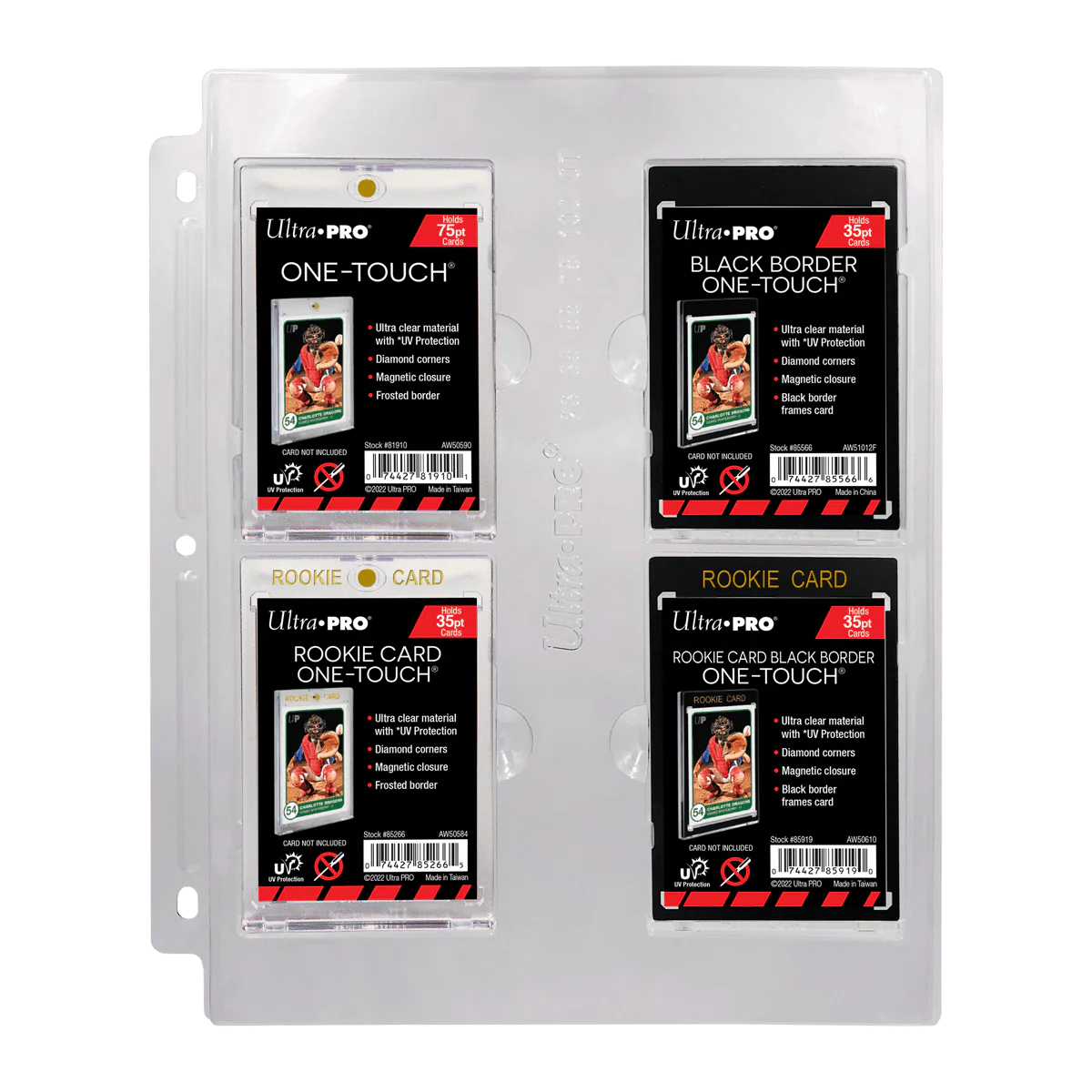 Ultra Pro: 4-Pocket Page - for 23-100pt One Touch Holder