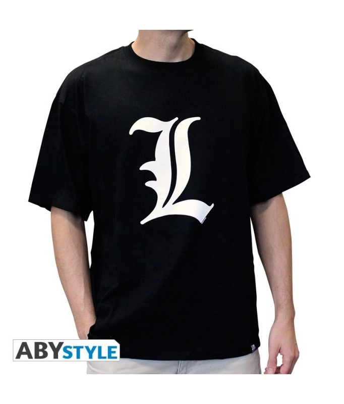 Abysse: Death Note - Basic T-Shirt Herren (L) - L Tribute