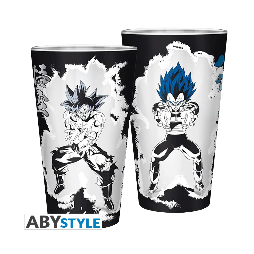 Abysse: DRAGON BALL SUPER Premium Large Glass - Goku/Vegeta 400ml