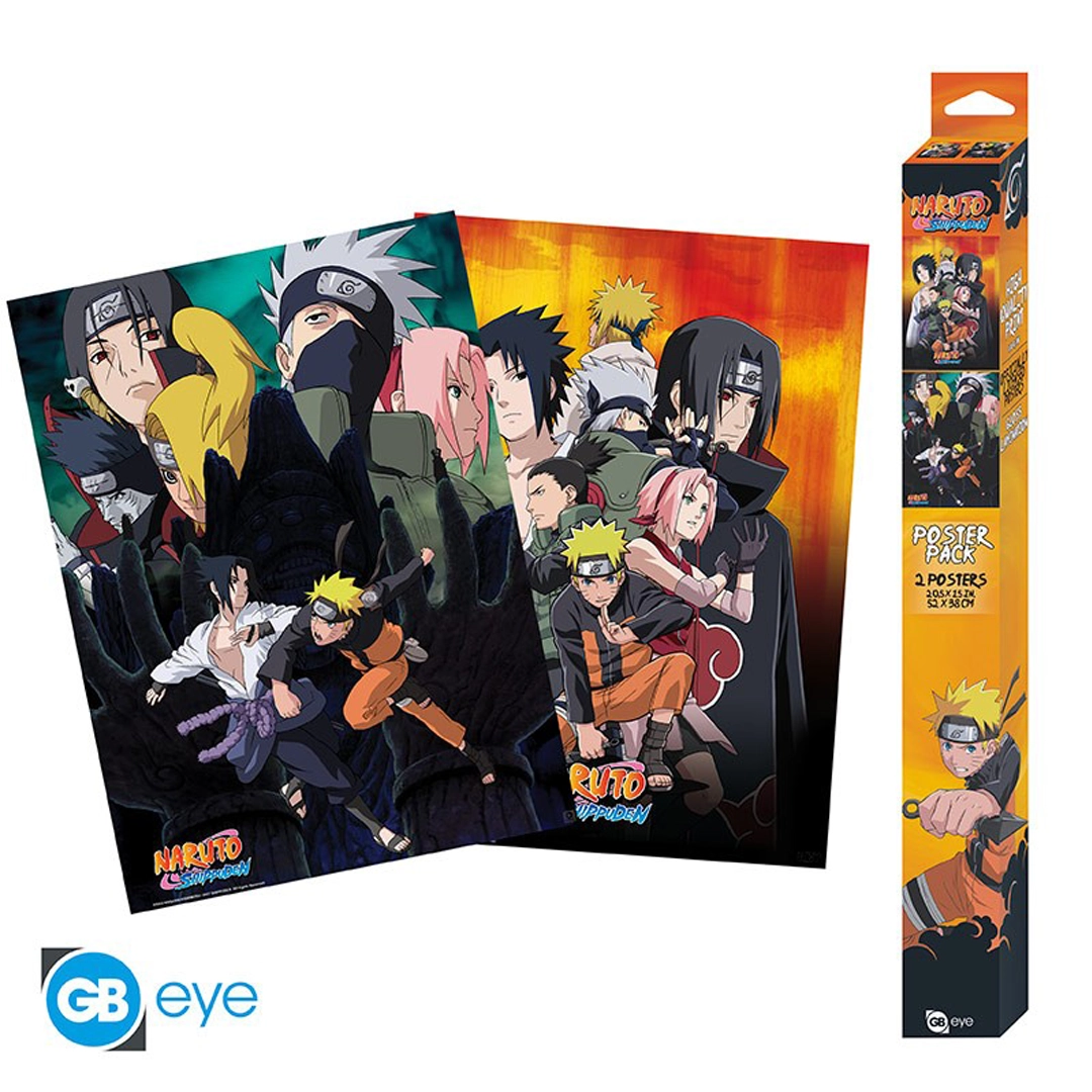 Naruto Shippuden | Chibi Set 2 Poster (52 x 38cm) Ninjas | Poster