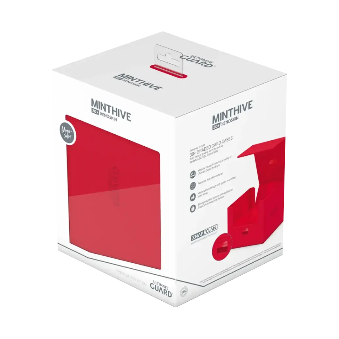 Ultimate Guard | Card Case Box | Minthive | XenoSkin (30+) Farbe | Rot