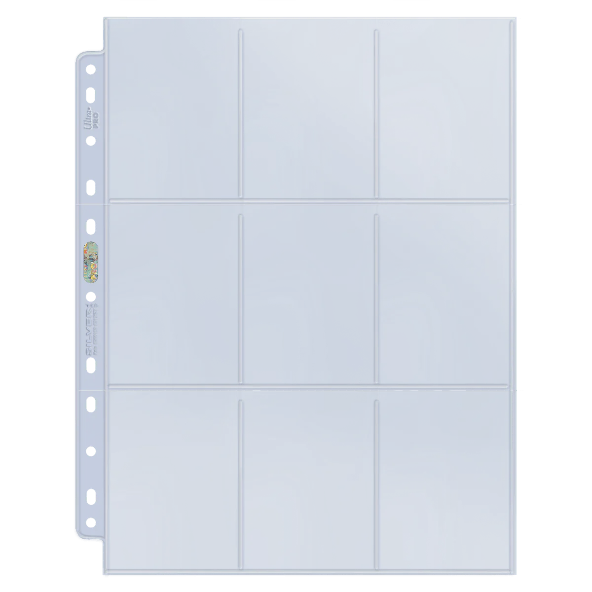 Ultra Pro: 9-Pocket Silver Series Page - for Standard Size Cards (11-Holes)