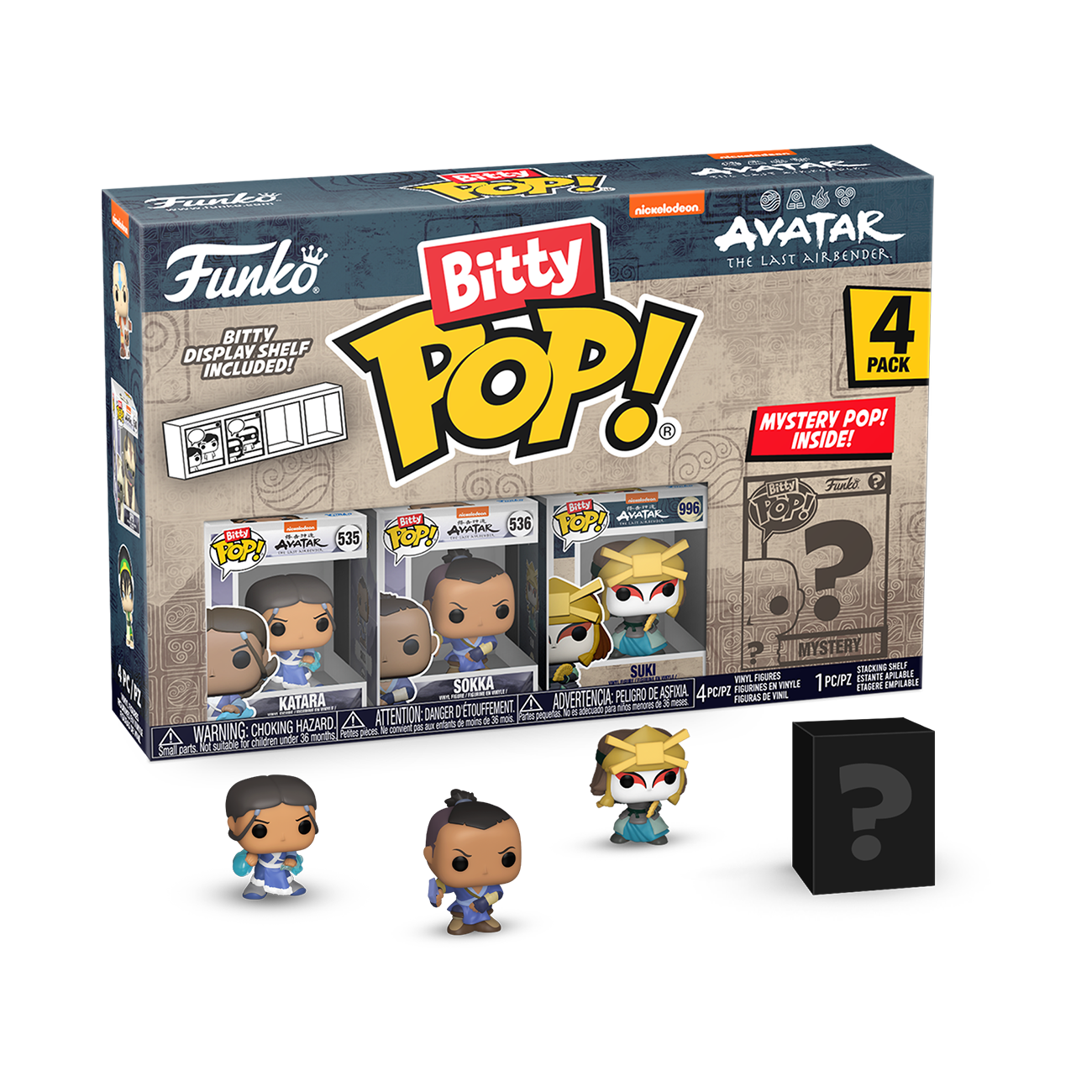 Bitty Pop!: Avatar The Last Airbender - 4-Pack Series 4