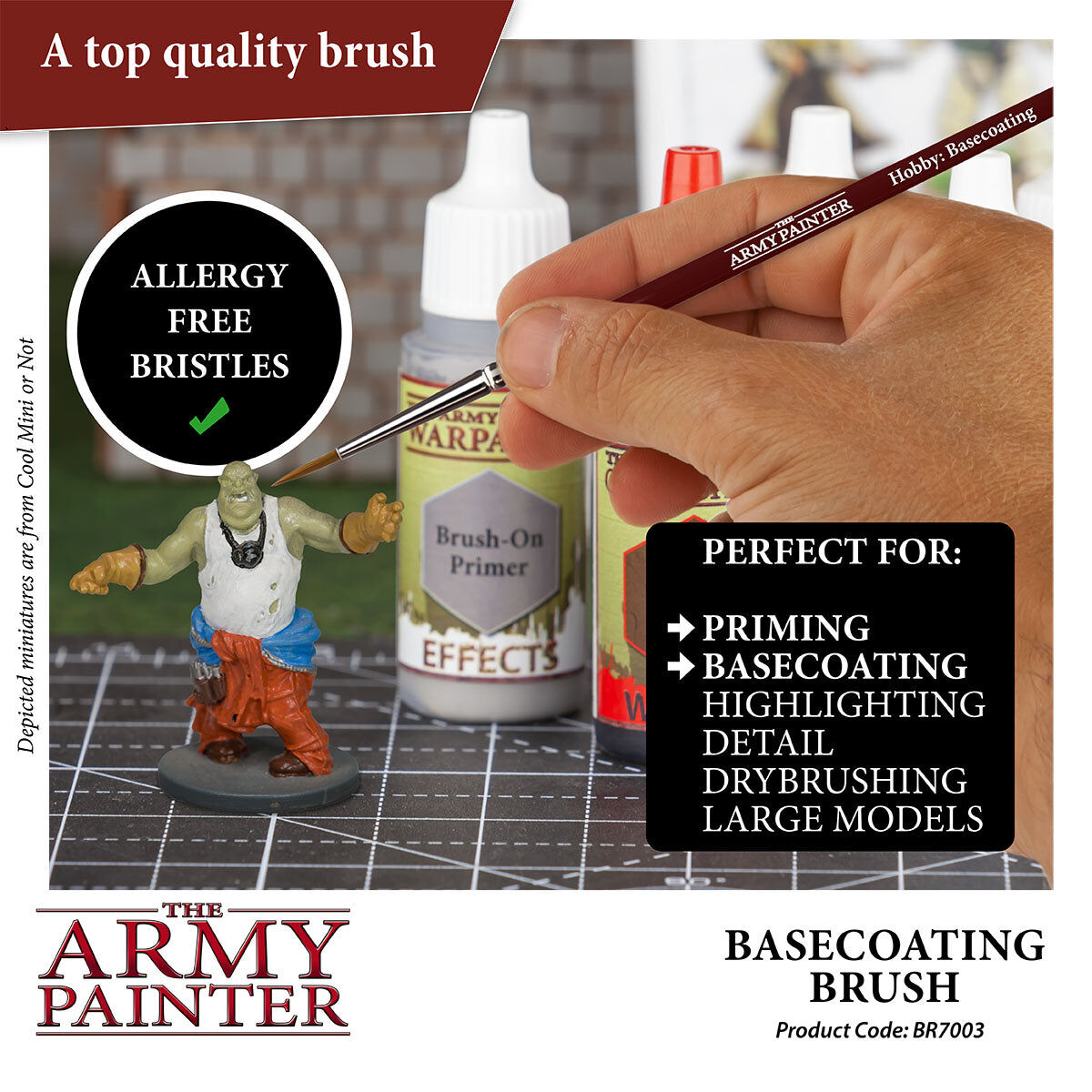 The Army Painter - Basecoating - Hobby Brush
