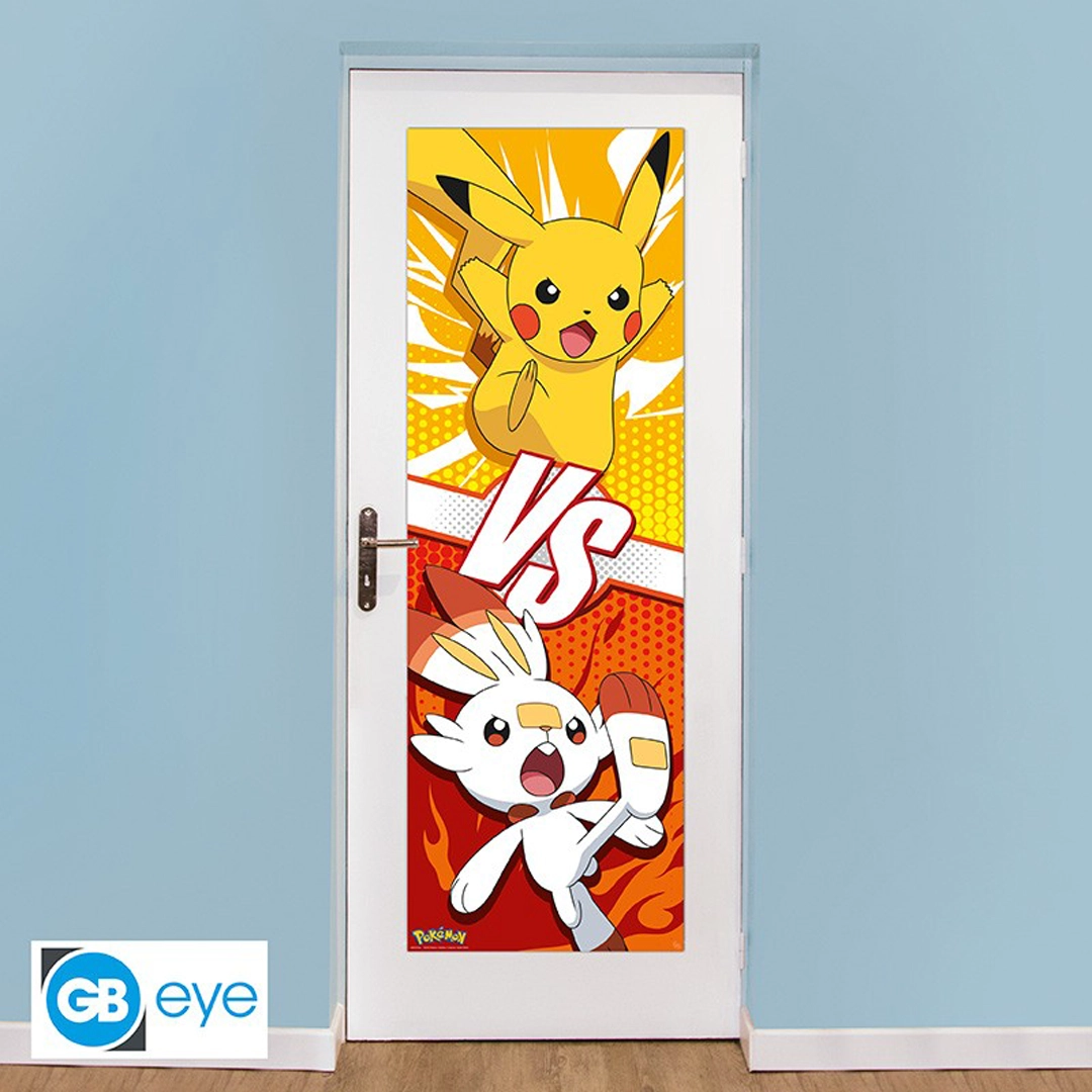 Pokémon - Door Poster (53 x 158cm) - Pikachu and Scorbunny