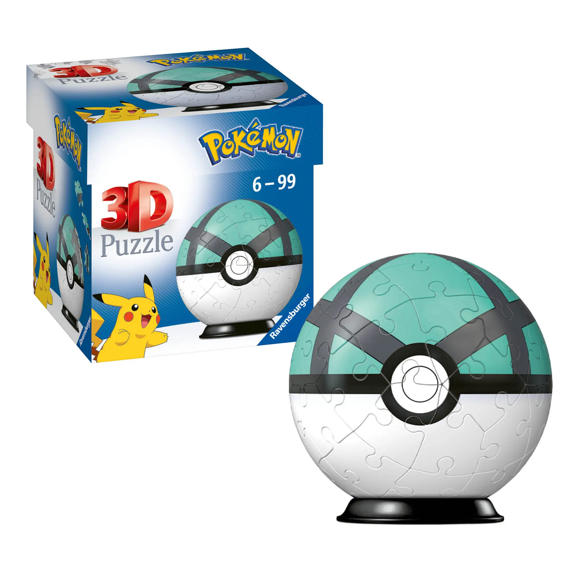 Ravensburger | Pokémon Netzball-Ball | 3D Puzzle