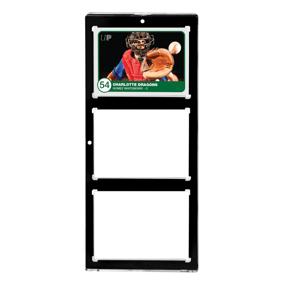 Ultra Pro - 35PT 3-Card Black Border UV ONE-TOUCH Magnetic Holder