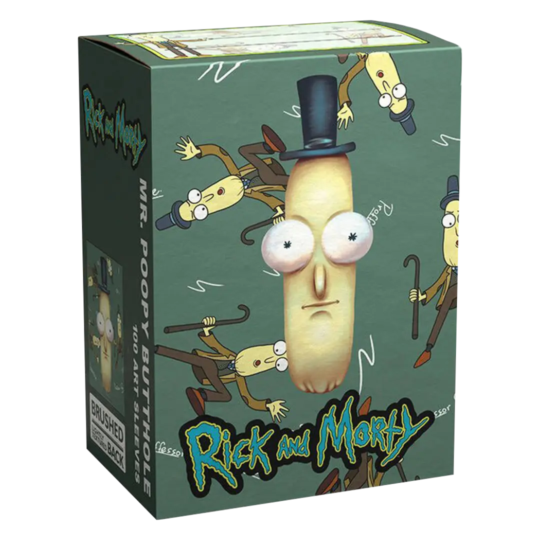 Dragon Shield: Rick & Morty - Mr. Poopy Butthole - Brushed Art Sleeves - Standard Size