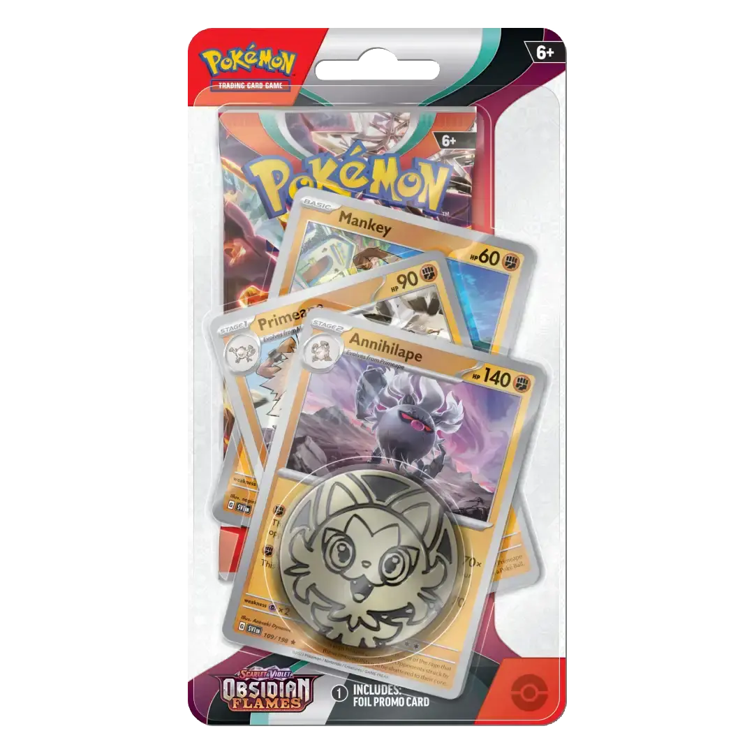 Pokémon TCG: Obsidian Flames (SV3) - Annihilape Premium Checklane Blister (EN)