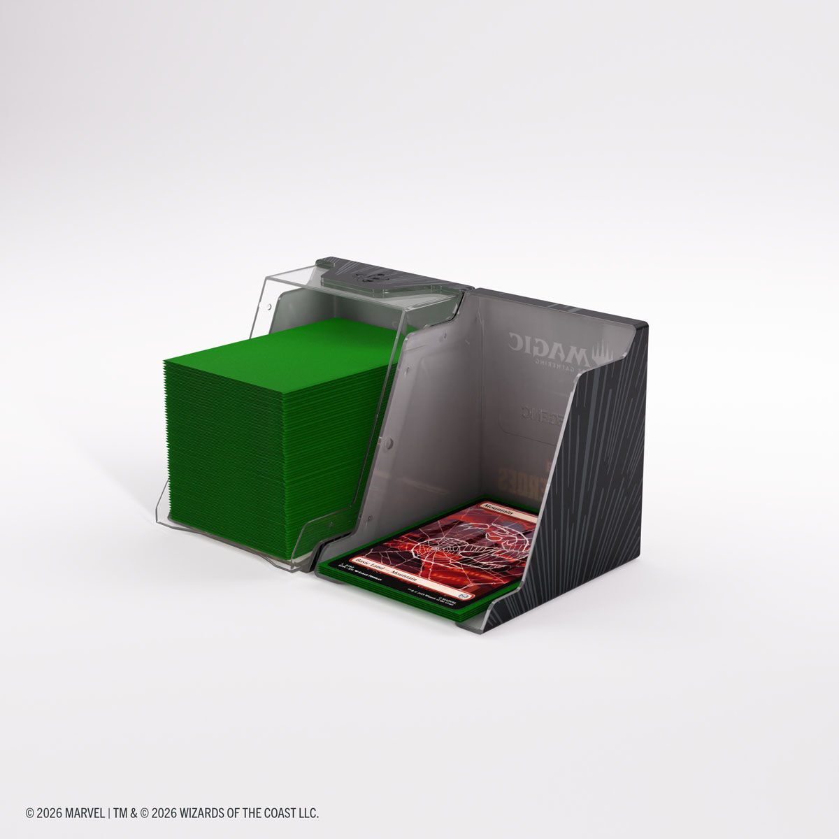 Gamegenic | Marvel Super Heroes - Comic Burst Black | Deckbox Bastion 100+ XL