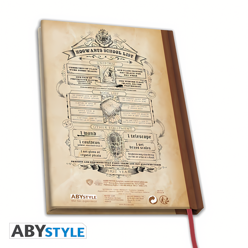 Abysse | Harry Potter | Hogwarts School A5 Notebook