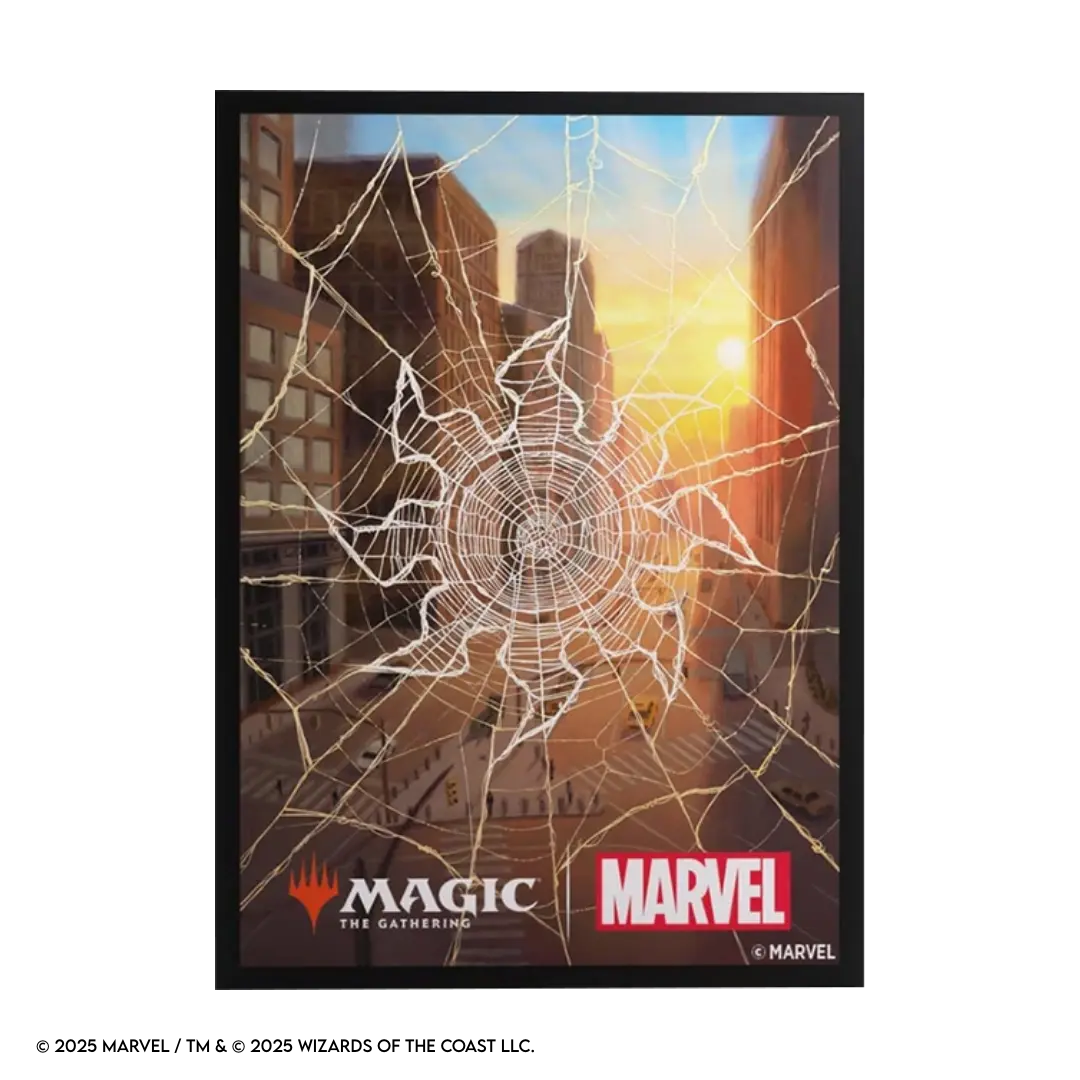 Gamegenic | Magic: The Gathering - Spider-Man / Plains | Premium Art Sleeves (105 Stück)