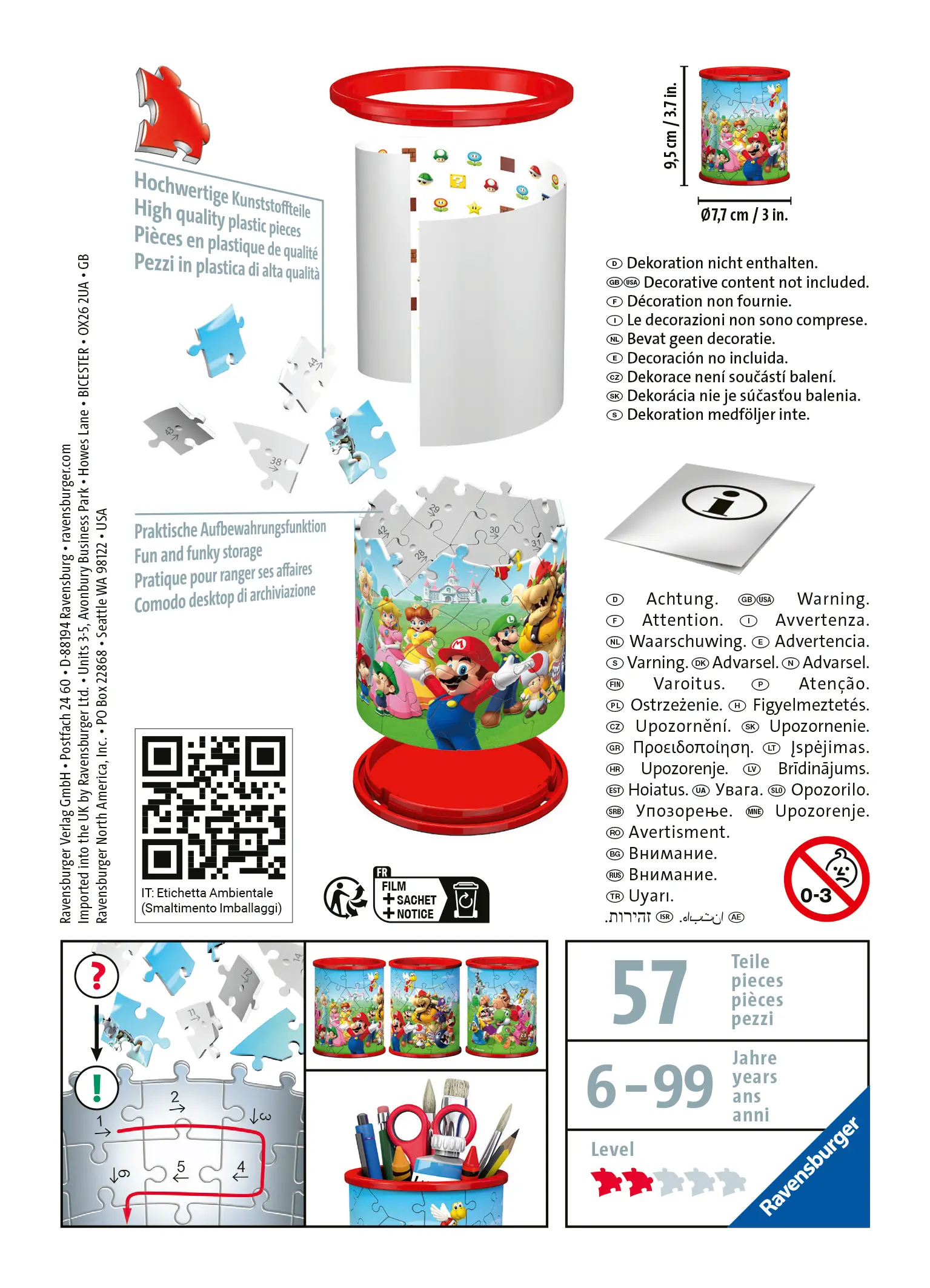Ravensburger | Super Mario Utensilo | 3D Puzzle