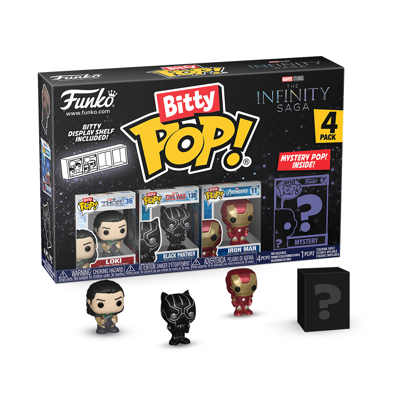 Bitty POP!: Loki 4-Pack Series 4 - Avengers Infinity War