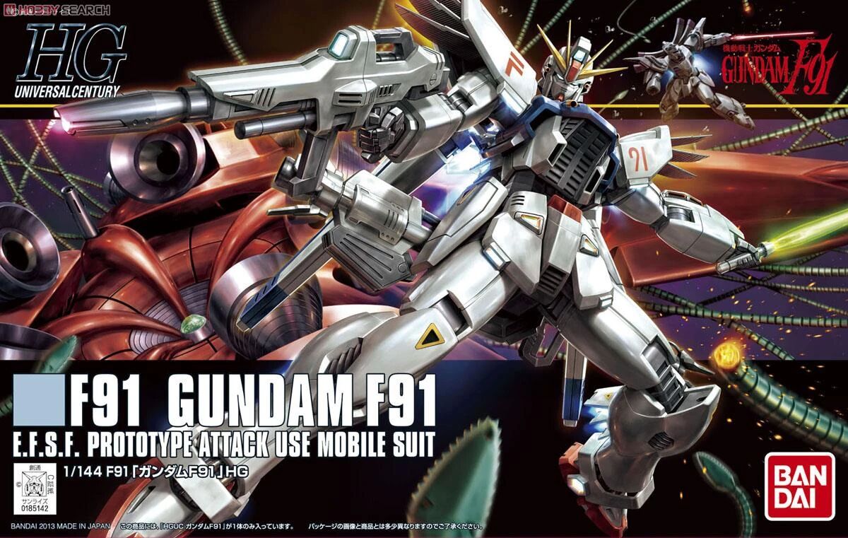 Bandai | HGUC Gundam F91 | Mobile Suit Gundam F91 (1/144)