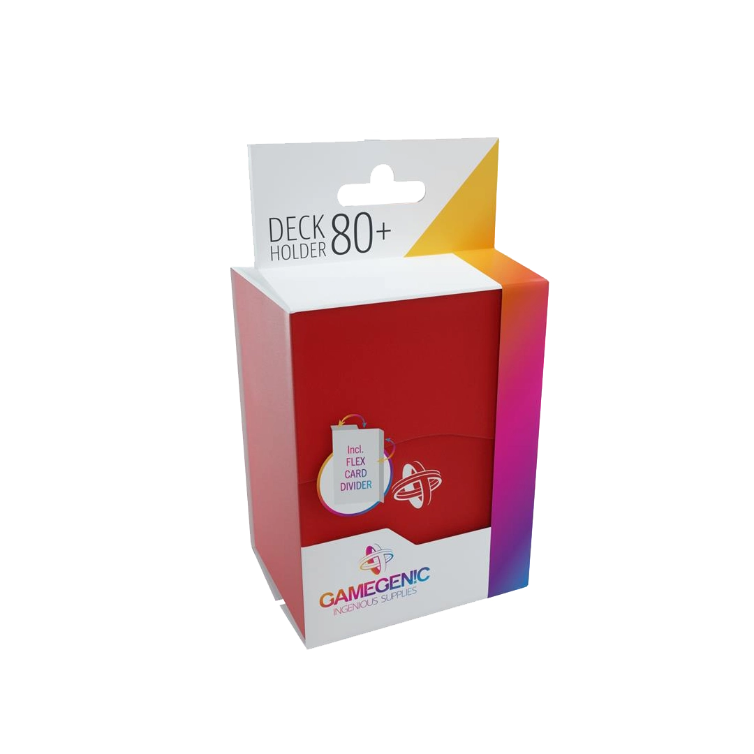 Gamegenic - Deckbox Deck Holder 80+ - Rot