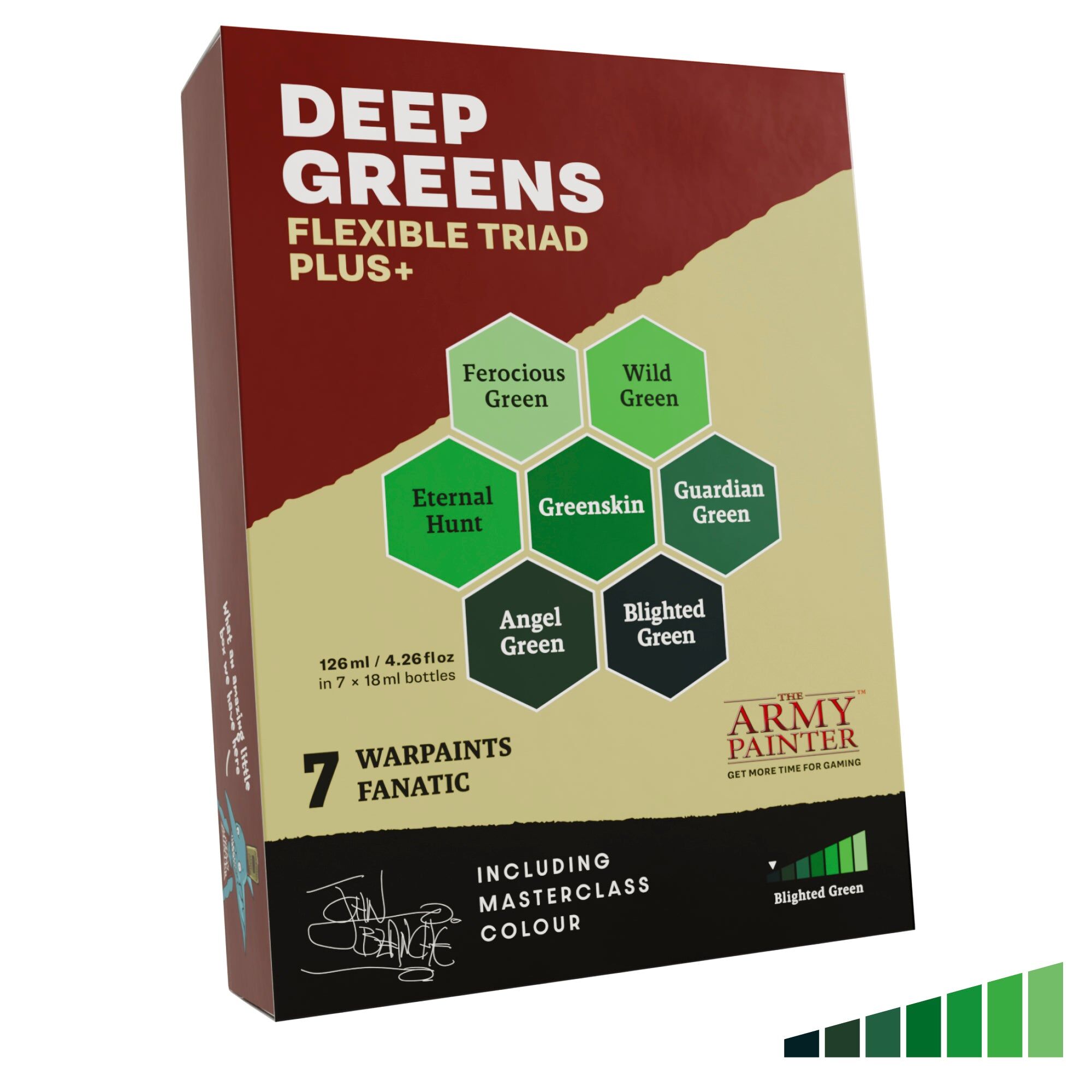 The Army Painter - Deep Greens - Flexible Triad PLUS+