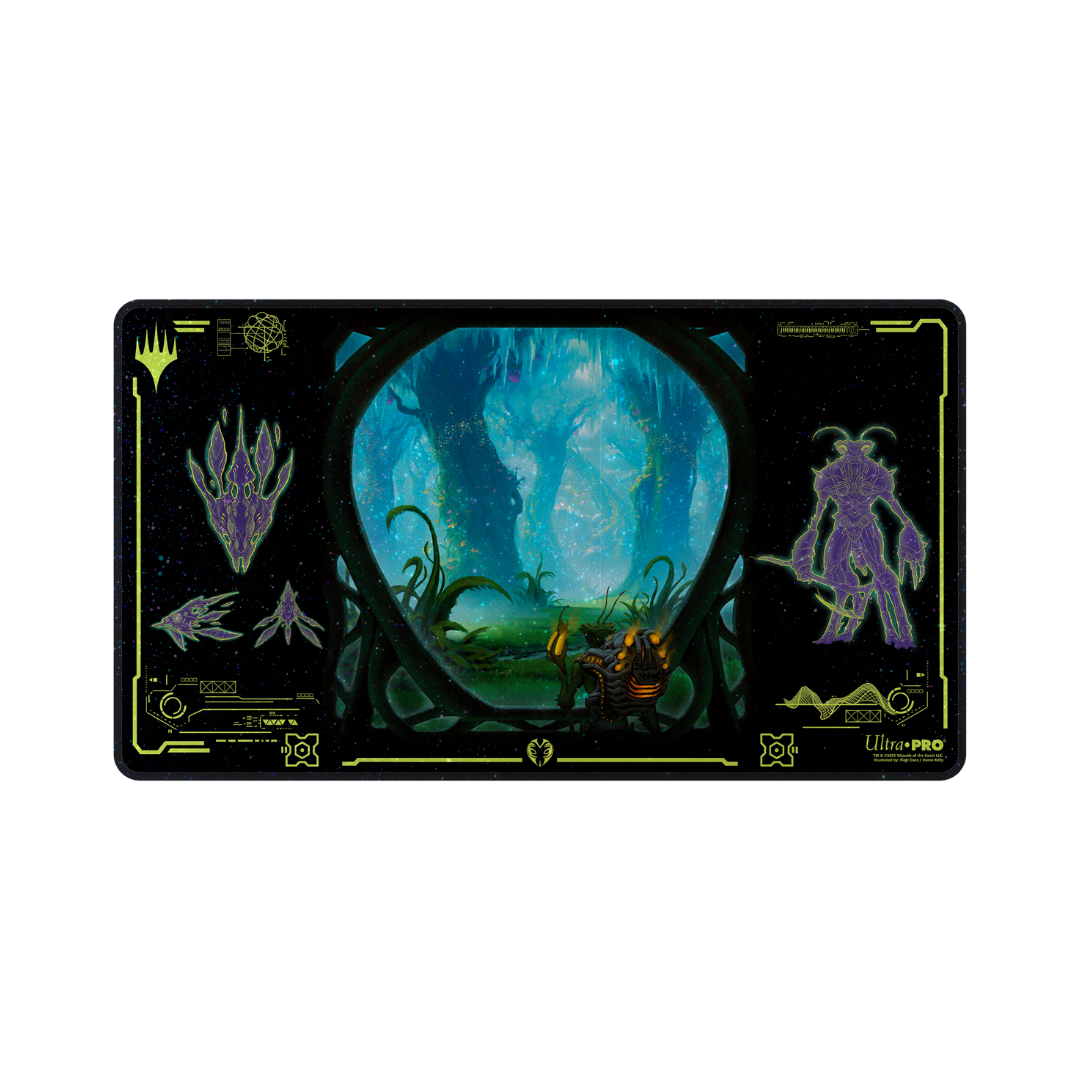 Ultra Pro - Edge of Eternities - Evendo, Waking Haven Holofoil - Playmat for Magic: The Gathering