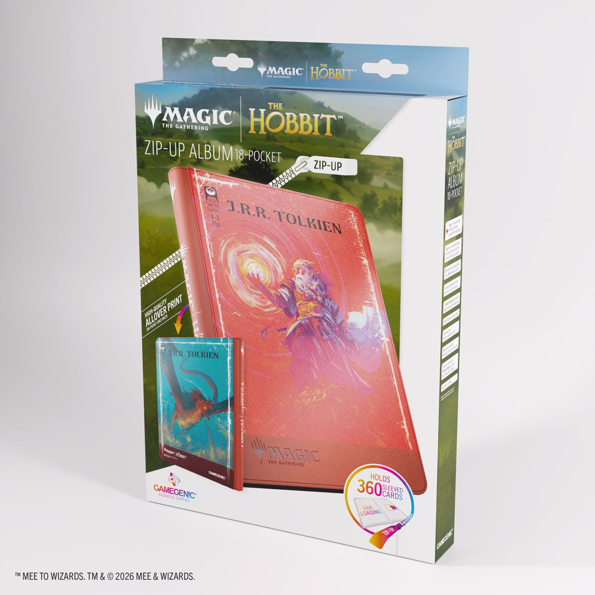 Gamegenic | The Hobbit - The Arkenstone / Smaug, Worm of Dread | Zip-Up Album 18-Pocket