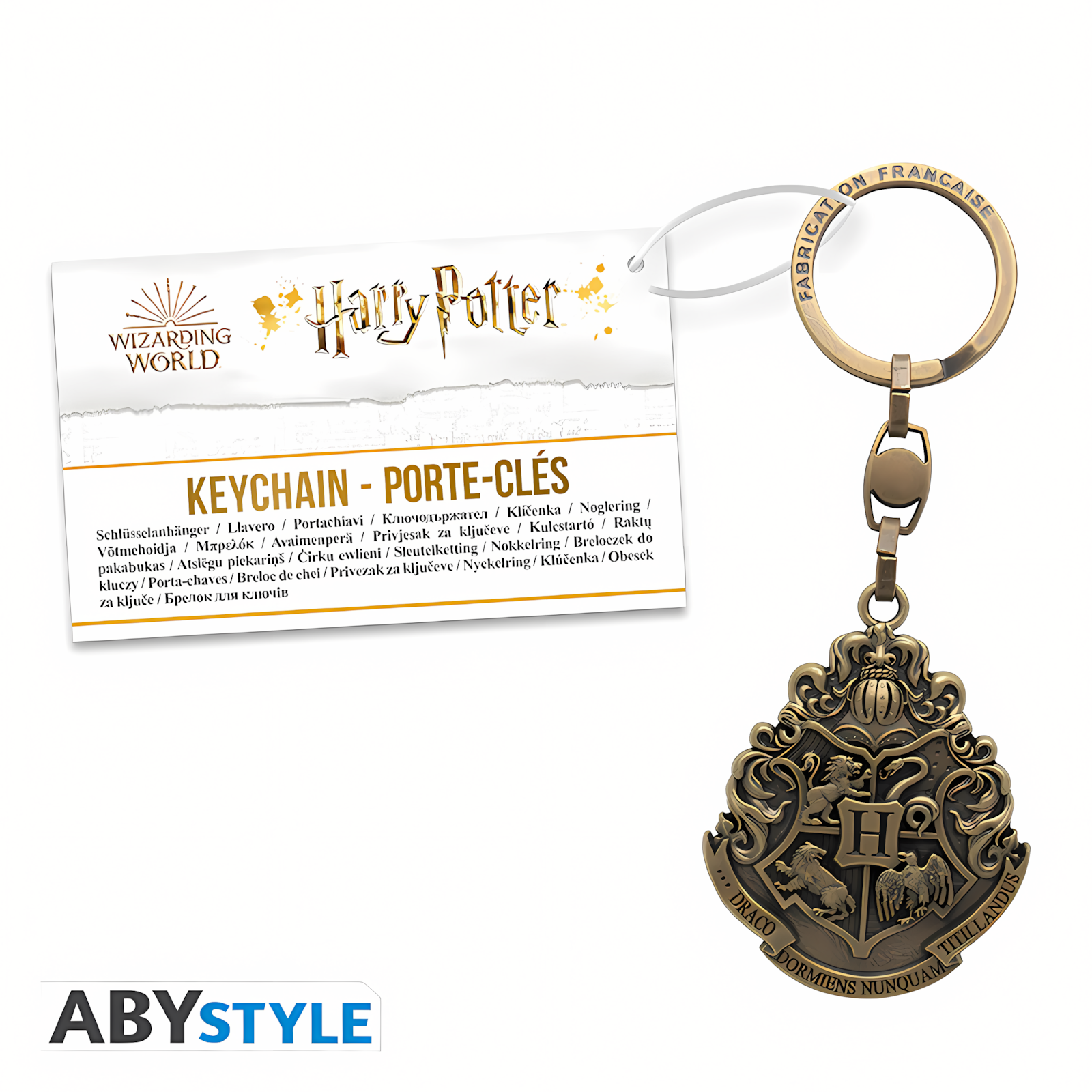 Abysse | 3D Keychain Hogwarts Crest | Harry Potter