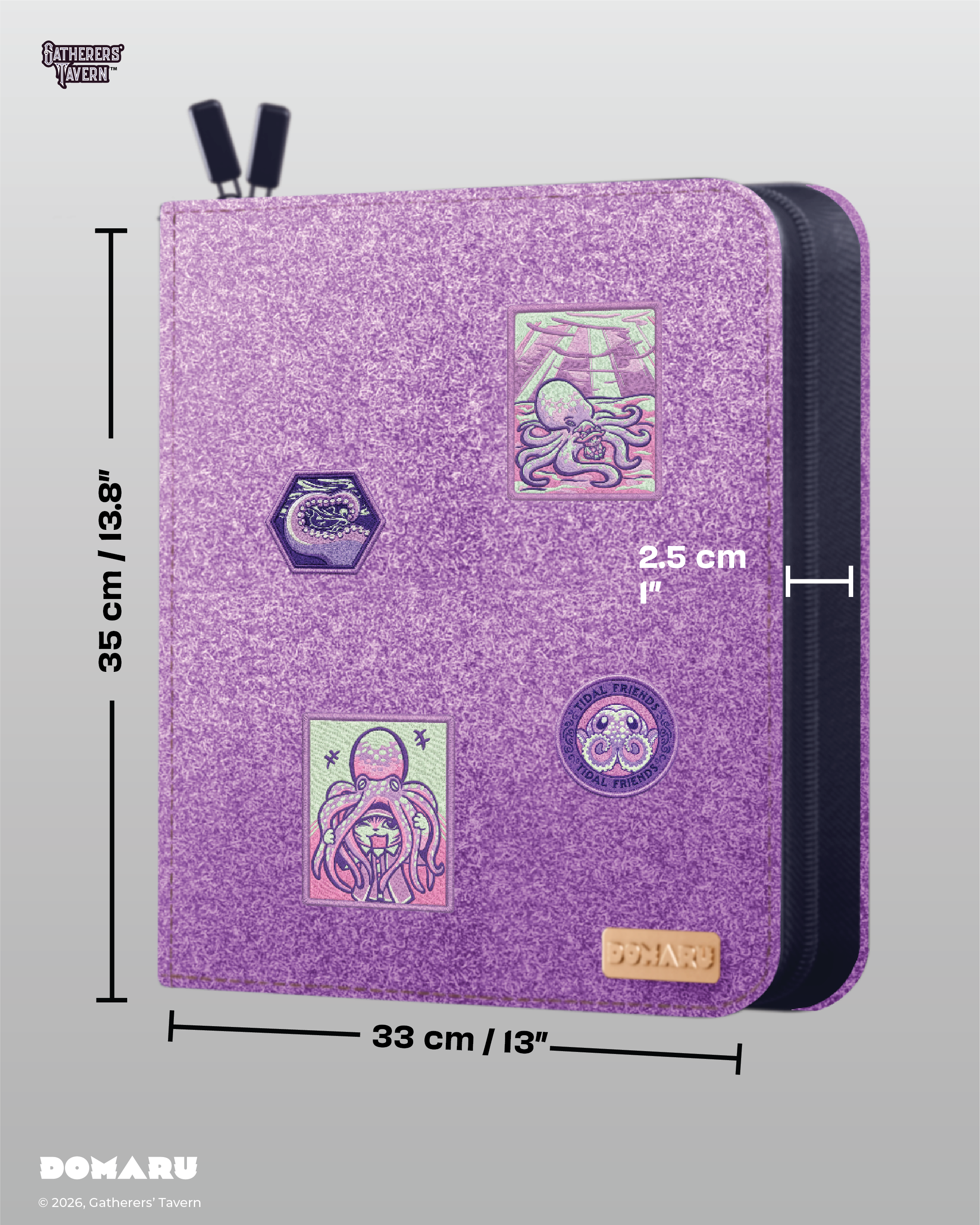 Gatherers' Tavern | Tentacle Tango Deco Patch DOMARU | Binder 12-Pocket