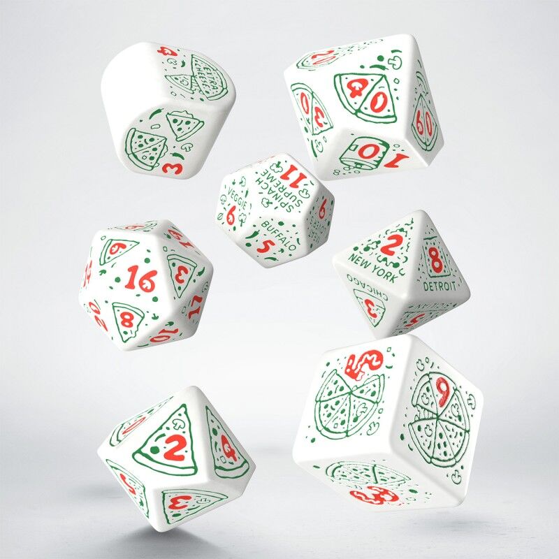Q Workshop | Pepperoni | Pizza Dice Set