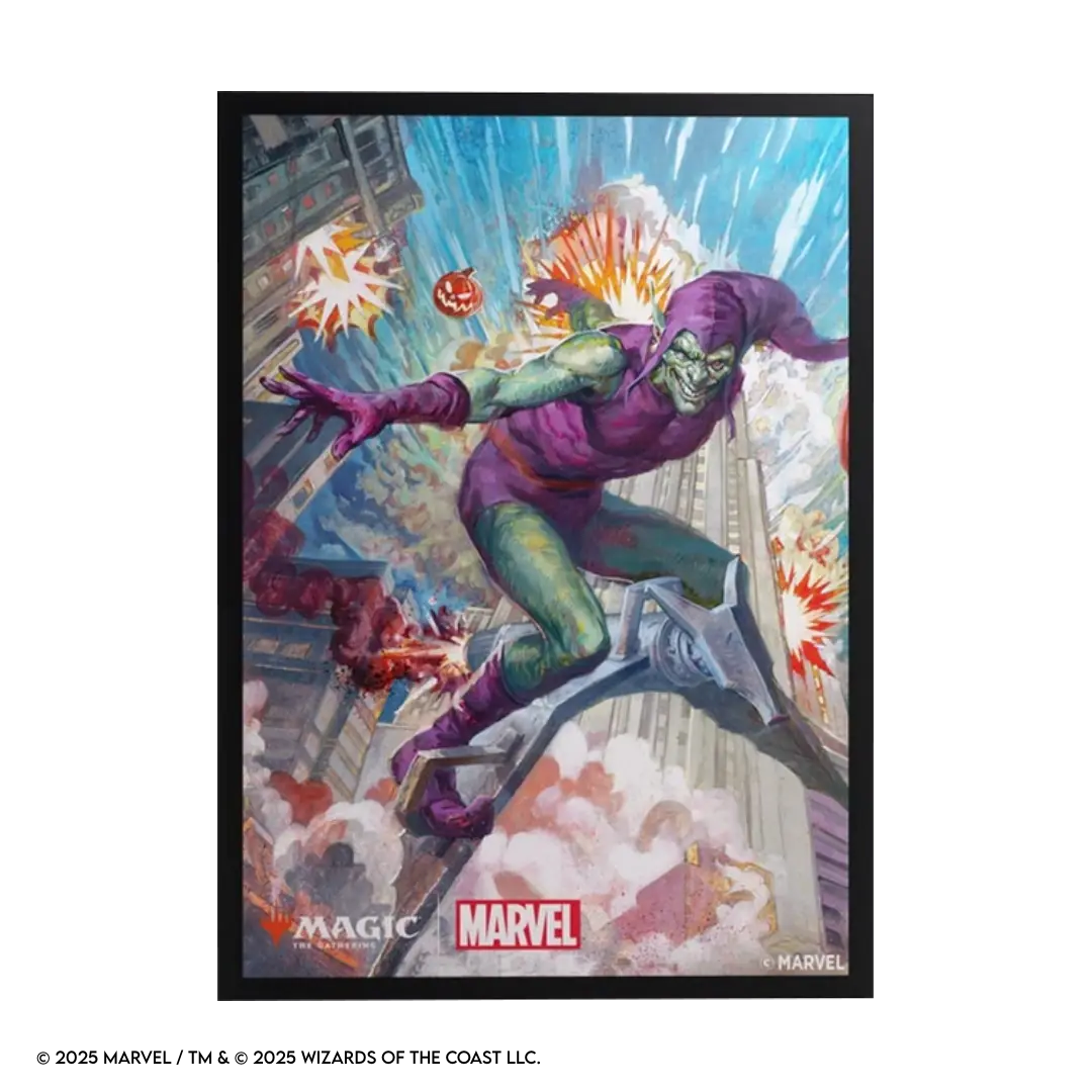 Gamegenic | Magic: The Gathering - Spider-Man / Green Goblin | Premium Art Sleeves (105 Stück)