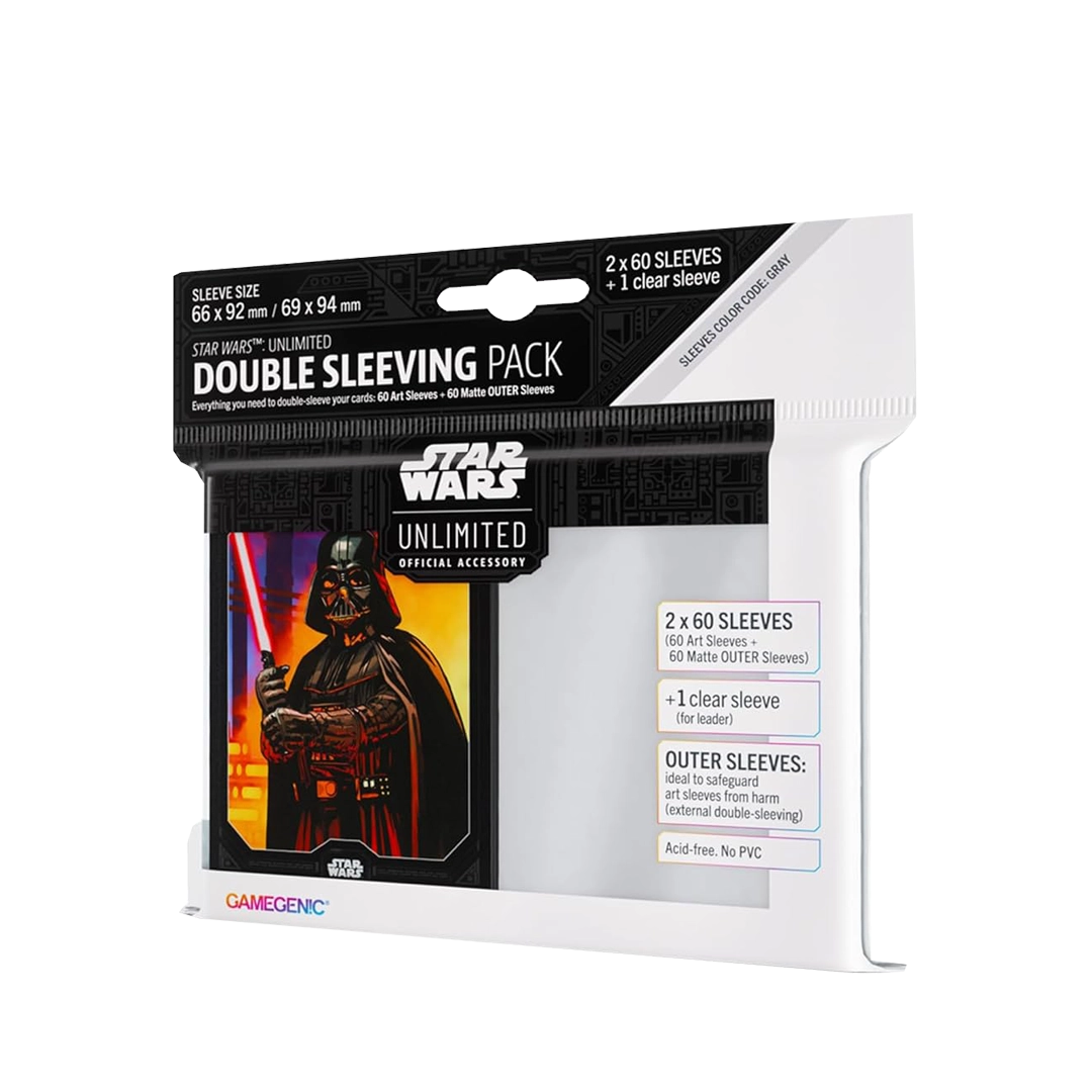 Gamegenic - Double Sleeving Pack - Star Wars Unlimited Darth Vader
