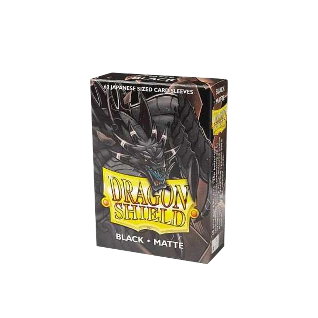 Dragon Shield: Black - Matte Sleeves - Japanese Size