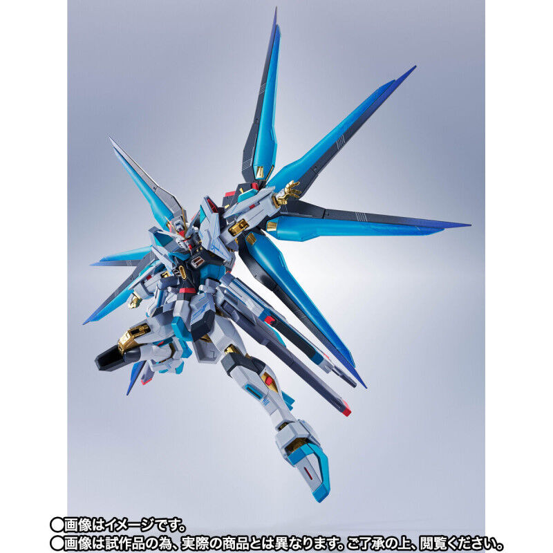 Tamashii Nations | Strike Freedom Gundam Type II (Hatsune Miku Version) Metal Robot Spirits (14cm) | Gundam