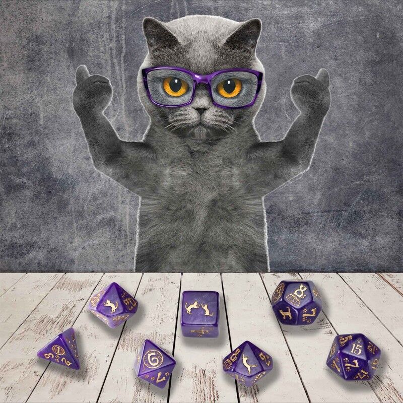 Q Workshop | Purrito | CATS Dice Set