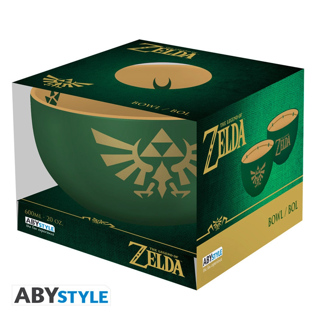 Abysse: The Legend of Zelda - Bowl 600ml Cardboard Box - Hylian Crest