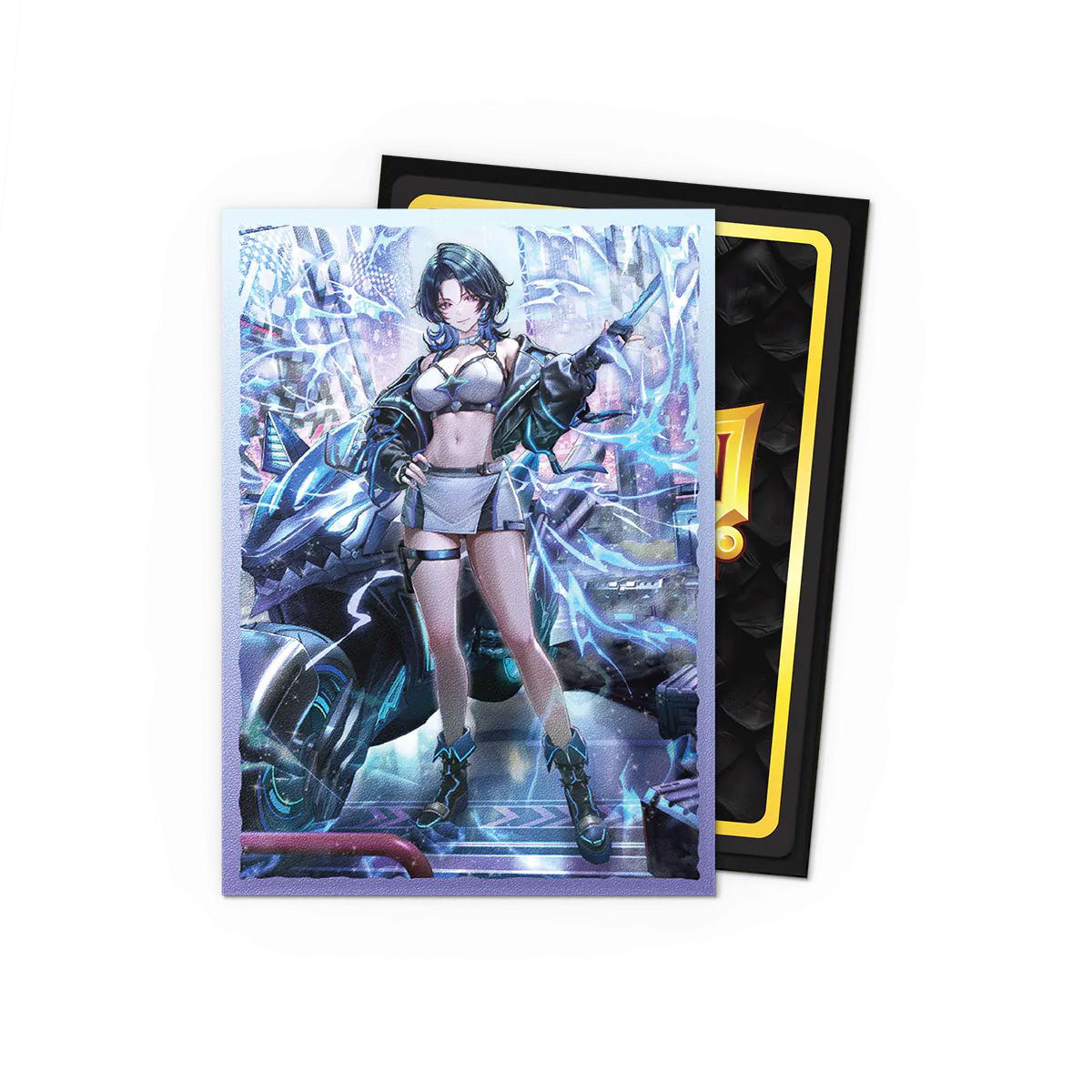 Dragon Shield | Piccarda, Night Rider Grand Archive | Matte Dual Art Sleeves Standard Size