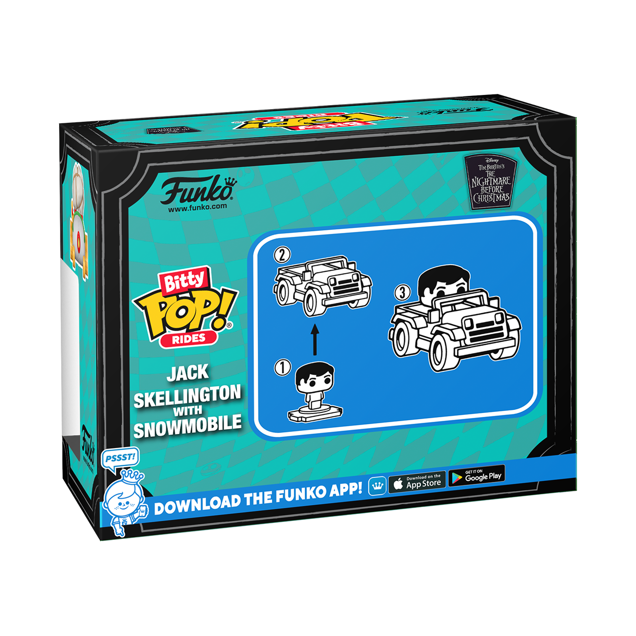 Bitty POP! Ride: Jack Skellington with Snowmobile - Disney
