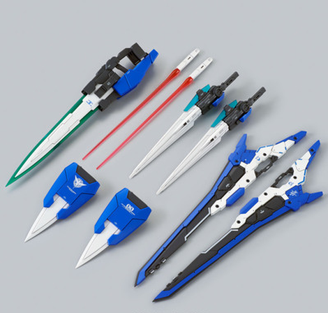 Bandai | MG GN-0000 + GNR-010/XN 00 XN Raiser | Mobile Suit Gundam 00V (1/100)