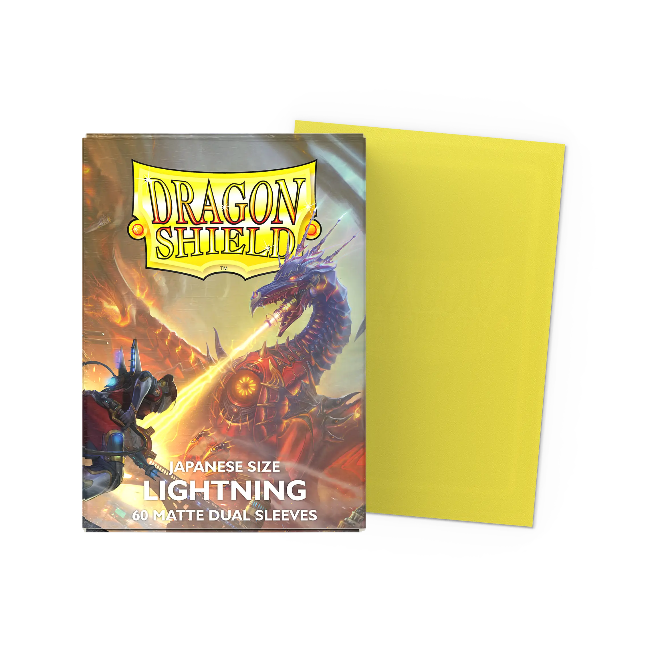 Dragon Shield: Lightning - Matte Dual Sleeves - Japanese Size