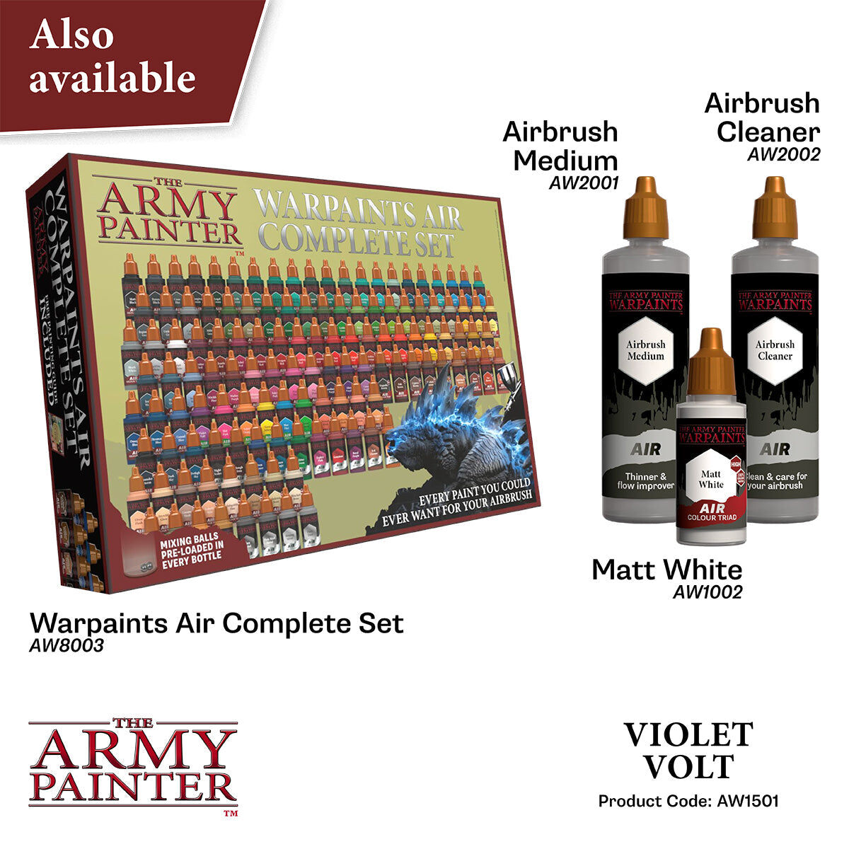 The Army Painter - Violet Volt - Warpaints Air Fluorescent